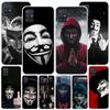 Anonymous V Mask Phone Case For Samsung Galaxy A52 A32 A22 A12 A51 A31 A50S A30S A20S A10S Note 20 Ultra 10 Plus S10 A72 A71 Gal