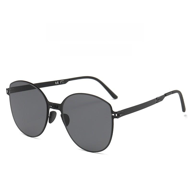 

Fashion Oversized Foldable Sunglasses With Uv400 Protection For Travel And Outdoor Activities FullGray