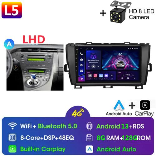DSP 8G+128G Android 14 For Toyota Prius XW30 2009-2015 car radio multimedia video player GPS navigation stereo CarPlay