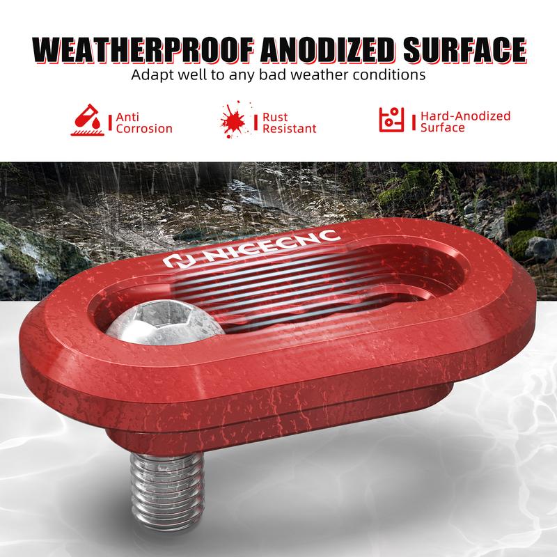 For TRX 450R ATV Tank Seat Washer 90109-HP1-000 5 Adjustable Way For Honda TRX450R 2006-2009 TRX450ER 2006-2014