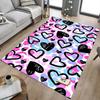 1PC Heart Extra Large Non-Slip Floor Carpet, Office, Family, Bedroom, Studio - Large Area Rug,Longlasting Material-K0371