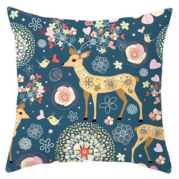 Christmas Snow Scene Series Pillowcases Home Sofa Pillowcase Car Cushion Covers Home Use