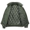 Men's Thickened Padded Jacket Removable Fur Collar Jacket Casual Warm Stand-up Collar Padded Jacket