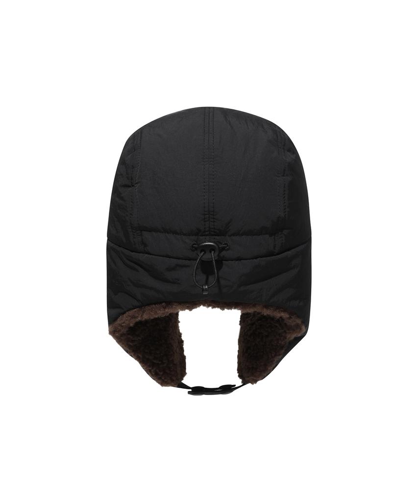 COVERNAT C-Logo Felt Applique Trooper Hat Black