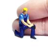 Repairman Figure Model 1:64 Scale Hand Painted Miniature Figure for Miniature Scenes Dioramas Props,Model Car Displays