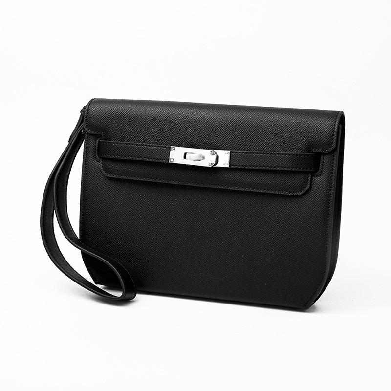 Genuine Leather Vintage Women's Bag Premium Sense All-in-one Underarm Commuter Messenger Bag Large Capacity Shoulder Crossbody Bag