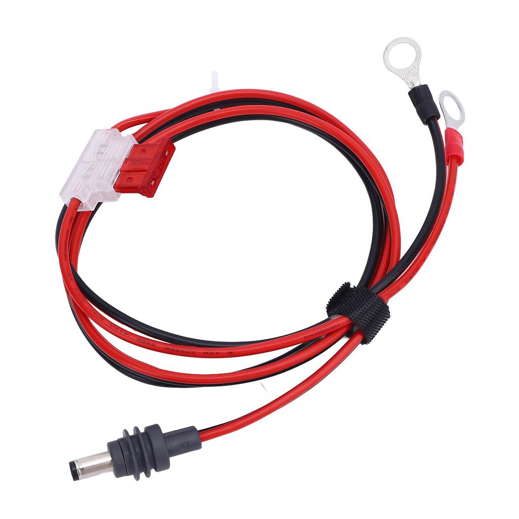 O Ring DC Charging Cable Rubber Copper O Ring Terminal To DC Plug Power Cord with Fuse for Dish