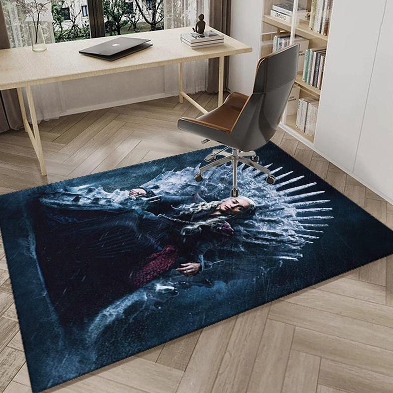 Thrones Dragon Fire And Blood Carpet, Chair Rug,Rug for Office Bedroom living rooms, Doormat decor Fan Gift Christmas Gift