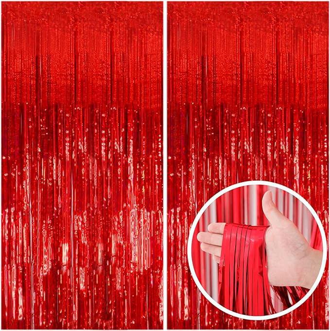 1*2M Rain Curtain: Birthday, Wedding, Stage Decoration Ribbon Strips