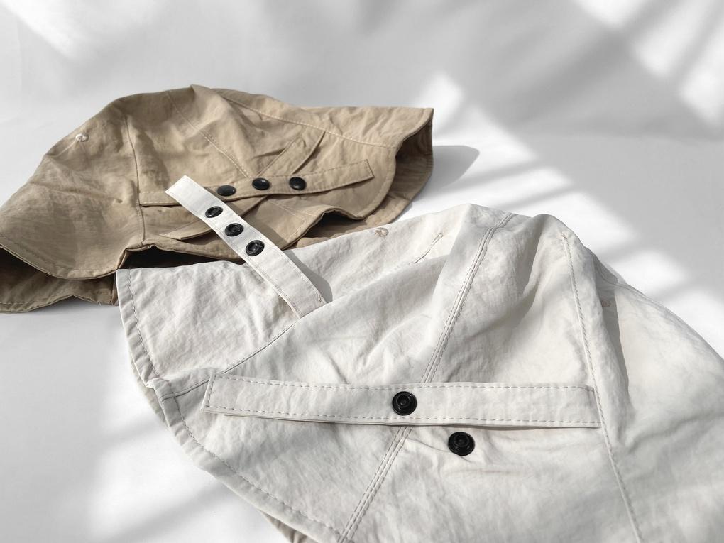 Women's Daily Ribbon Button Bucket Hat Basic Hat