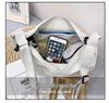 Unisex Trendy Canvas Crossbody Bag: Hip Hop, Japanese, Casual & Versatile Design for Students