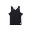 Gilet de Basketball Sans Manches en Molleton Réversible avec Logo Imprimé Homme Hauts Noir Blanc 867766-012