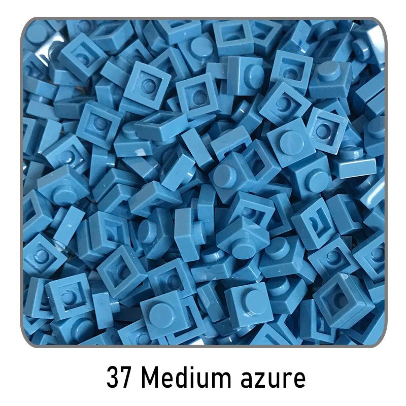 500Pcs Diy Pixel Art Building Blocks Thin Figures Bricks Compatible With 3024 1X1 Square Bricks Bulk Assemble Toys Gift For Chil