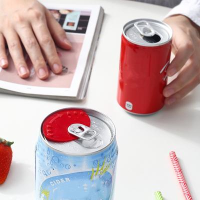 6 Pieces Can Lid Can Sealer Beverage Can Cap Can Protector Barricade Soda Cap Sealer Plastic Beer Drink Lid Protector for Beer