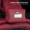 Car Seatback Tissue Box Armrest Paper Napkin Storage Bag Accessories For Performance G30 G11 X3 X2 G20 G05 X4 X5 F30 X6 E48