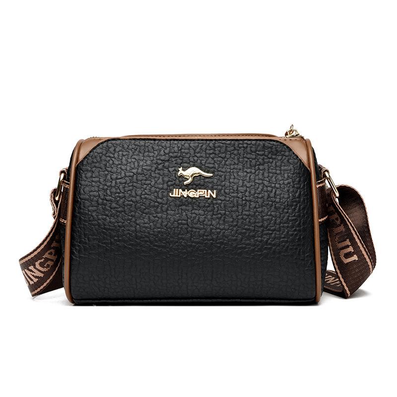 

New women s messenger bag soft leather versatile shoulder bag fashion contrasting color mobile phone bag wind wholesale 22*15*11cm
