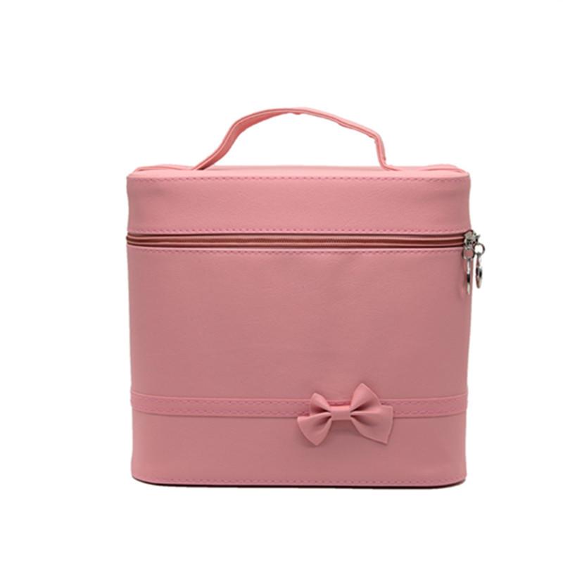 Large Capacity 2024 Summer Women's Cute Korean Makeup Bag - Multifunctional Storage Case