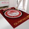 Tappeto Olympiacos F.C. per Soggiorno Camera da Letto Casa Decorazione Divano, Tappetino Antiscivolo per Giochi Bambini
