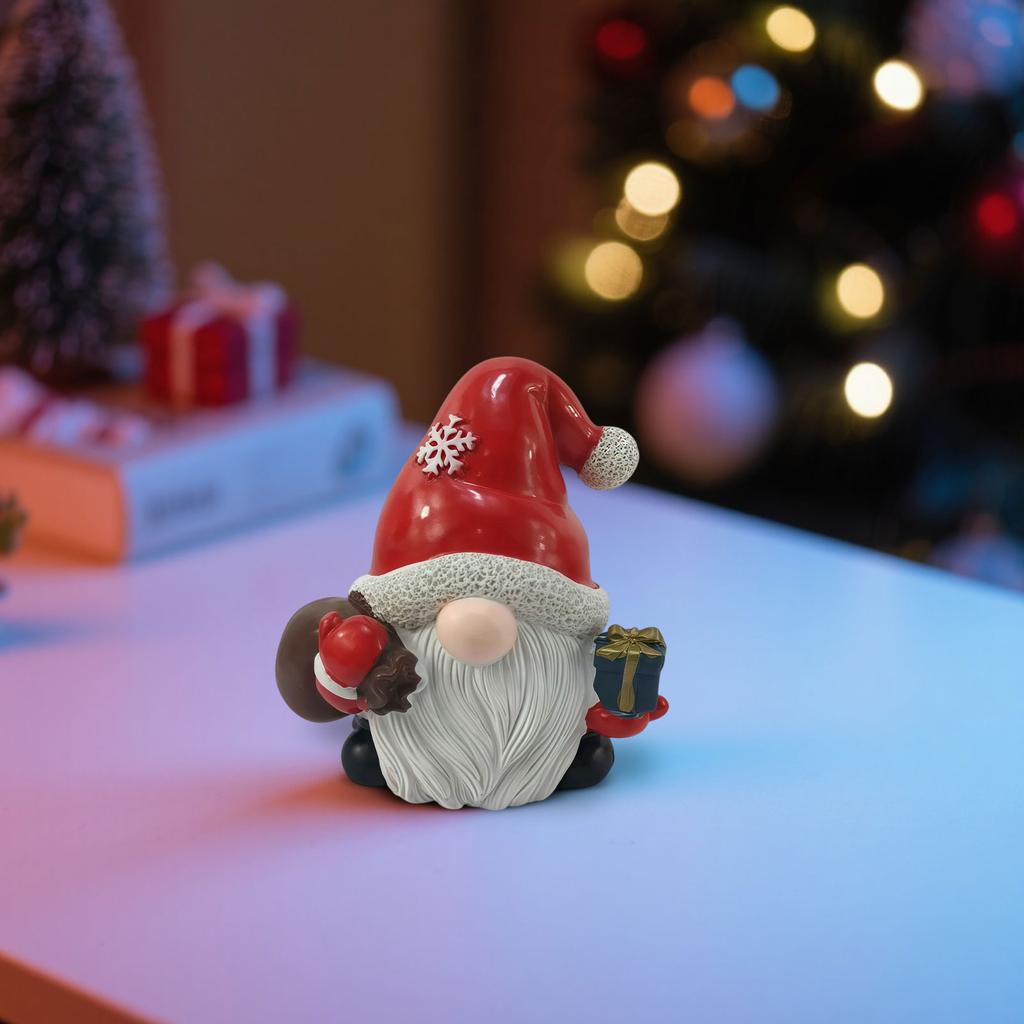 Weihnachtsornamente Kreative Harz Santa Claus Statue Garten Hof Festival Szenenlayout Atmosphäre Verkleiden Weihnachtsgeschenk