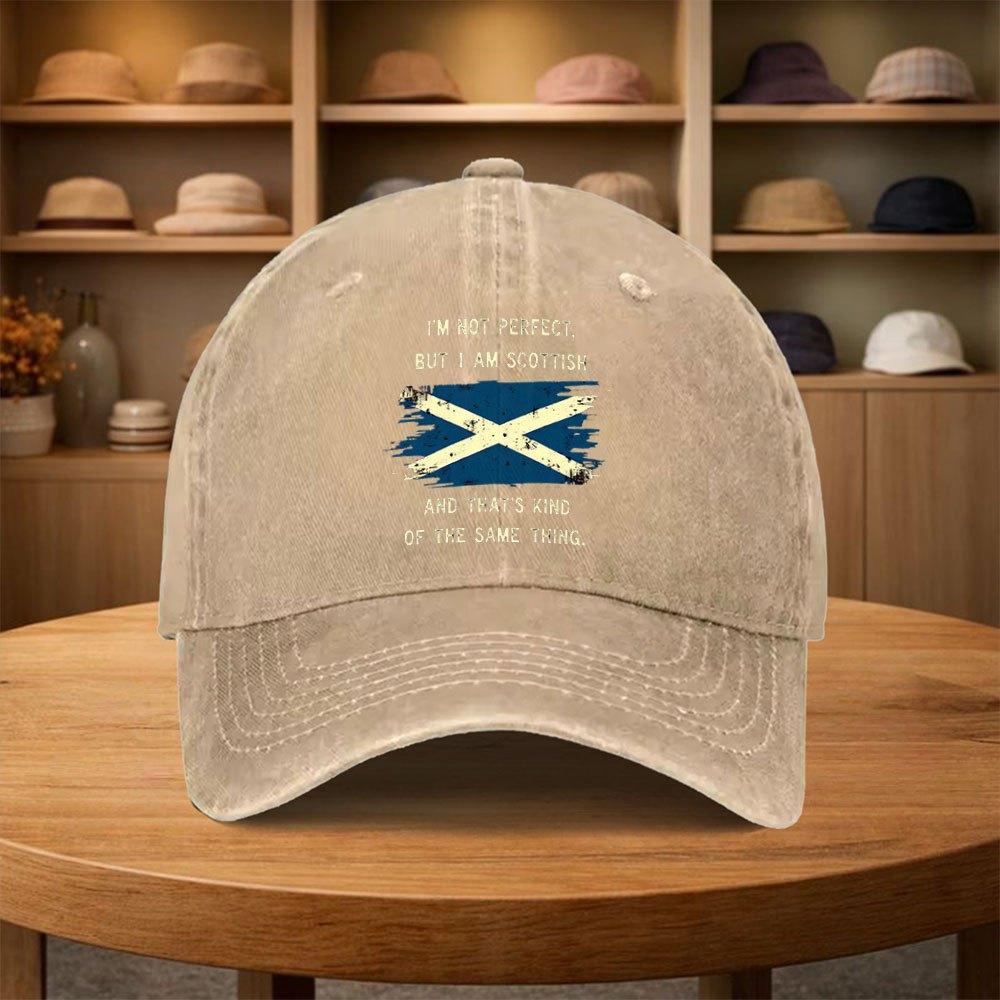 Lightweight Scottish Texture Baseball Cap Duckbill Street Style Hat for All Seasons Unisex Casual Sports Hat