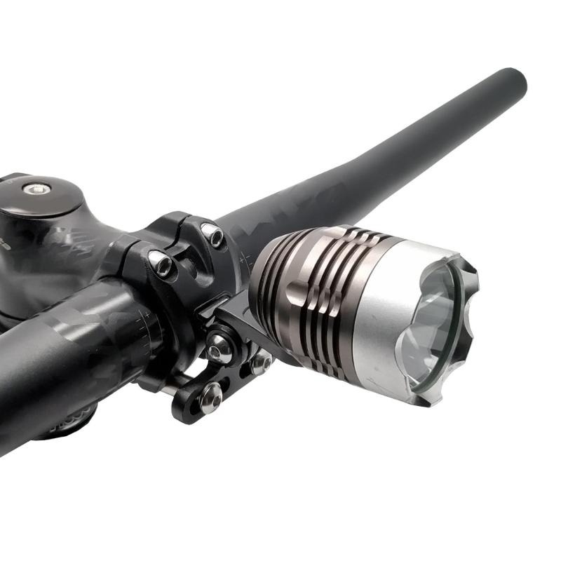 Bicycles Headlight Brackets Center Fork Clamps Handlebars Lamp Stand Bike Flashlight Holder for Bike Ridings Outdoor