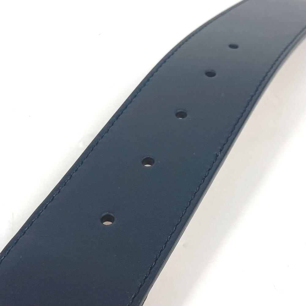 GUCCI 411924 GG interlocking G Belt Accessories belt Leather/Canvas Navy/Red