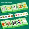 Children's Educational Wooden Puzzle Cards: Develop Cognitive and Logical Thinking with Building Blocks