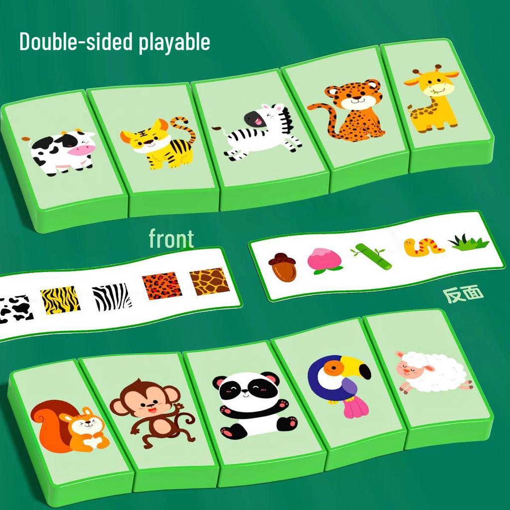 Children's Educational Wooden Puzzle Cards: Develop Cognitive and Logical Thinking with Building Blocks
