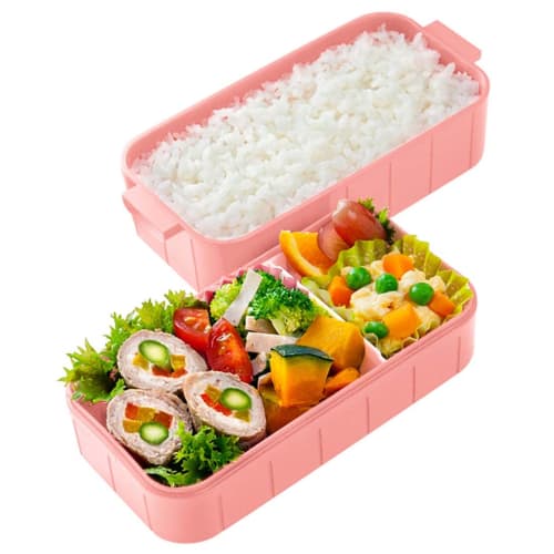 Skater Moomin Colorful Lunch Box, 600ml, Antibacterial, Two-Tier, Women's, Made In Japan, YZW3AG-A