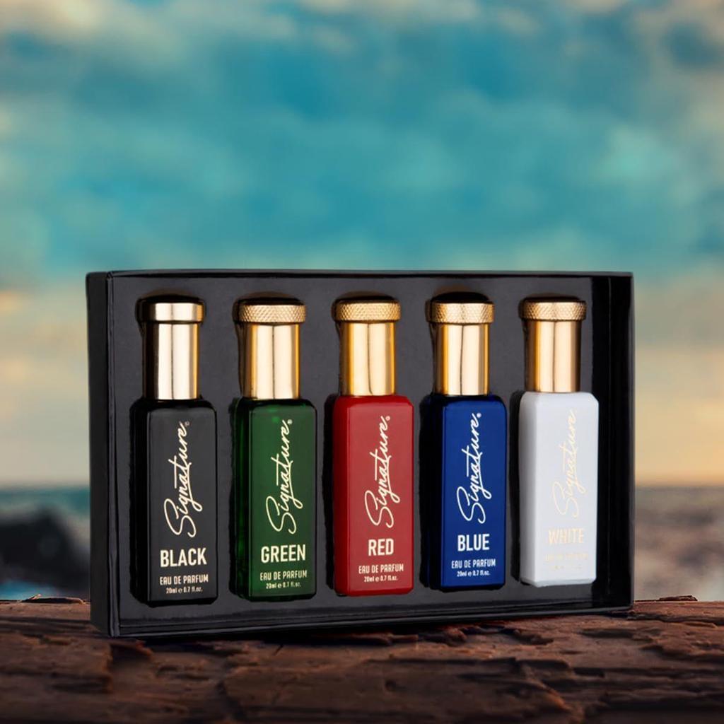 Signature Luxury Unisex Impression Perfume Gift Set Long Lasting Fragrance | Monday To Friday Office Wear Combo | Ideal Corporate & Premium Gift