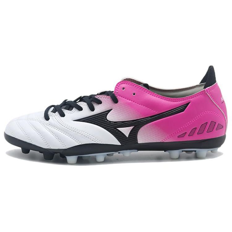 Mizuno Morelia Neo Comfortable Versatile AG (Rubber Short Studs) Non-Slip Wear-Resistant Soccer Shoes Men Soccer Shoes White Purple Black P1GA218509