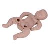 60cm Unpainted Reborn Baby Doll DIY Lifelike Infant Toddler Doll Mold Parts Set Toy