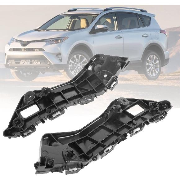 Front Bumper Bracket Set for Toyota Corolla 2009-2010 Left Driver and Right Passenger Side 52116-12390, 52115-12430, 52116-02110, 5211502130,