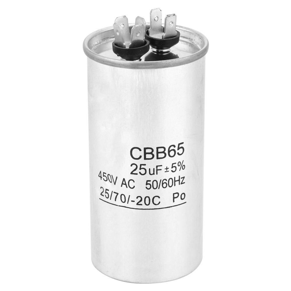 25UF CBB65 Capacitor Aluminum Shell Start Capacitor  Air Conditioner