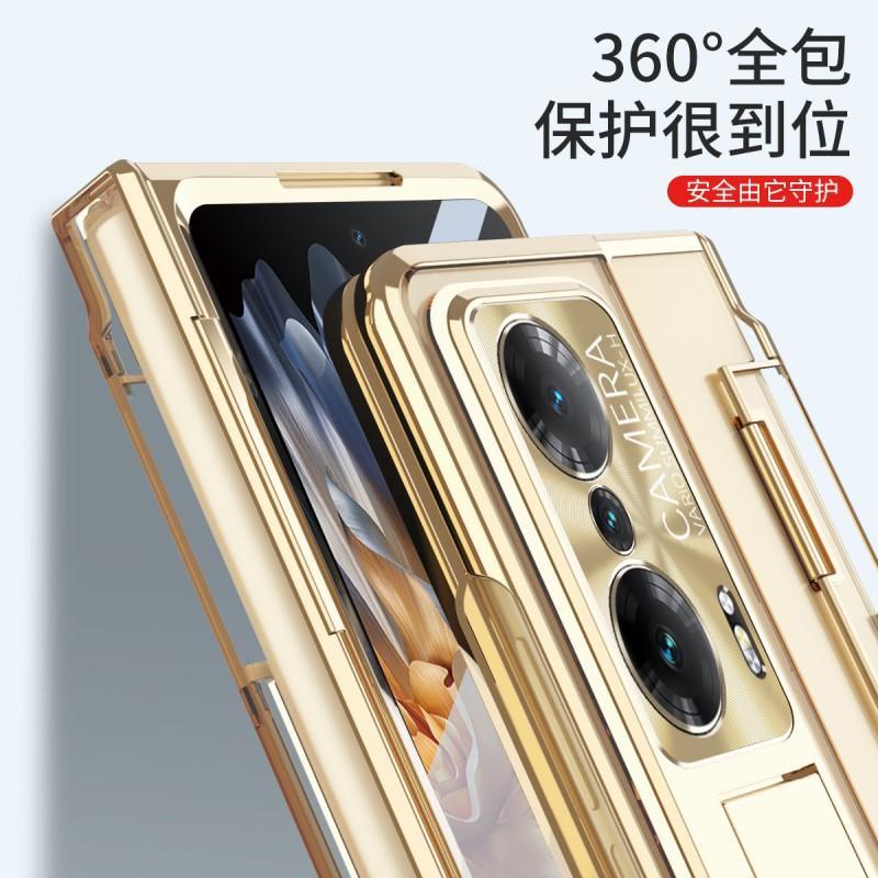 Transparent Full Coverage Case Honor Magic With Pen Slot Shockproof PC Shell Slim Foldable Design