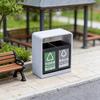Miniature Trash Can 1/12 Scale Doll Mansion Accessories Realistic Tiny Outdoor Trash Bin for Imaginative Play Collectors