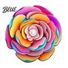 Realistic Decorative Rug Shape Entrance Absorbent Non-Slip Bath Mat 3D Flower Floor Three-dimensional for Living