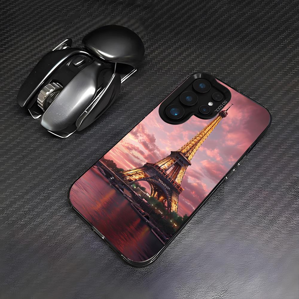 Eiffel Tower Paris Phone Case For Samsung A25 A33 5G A54 A36 A35 A56 A52 A14 Shockproof Colorful Cover
