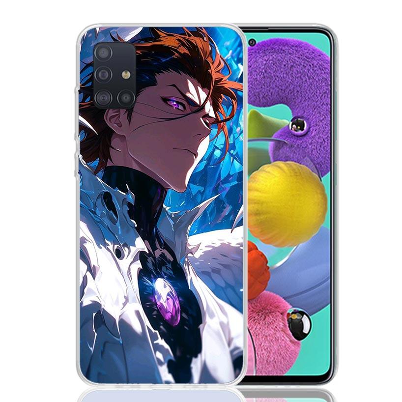Aizen Sousuke Bleach Phone Case For Samsung Galaxy A52 A32 A22 A12 A02S A50S A30S A51 A31 AA71 Note 20 Ultra 10 S10 Plus Galaxy