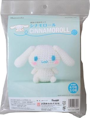Hamanaka Amigurumi Kit Cinnamoroll (H306-185) Height Approx. 7.5cm