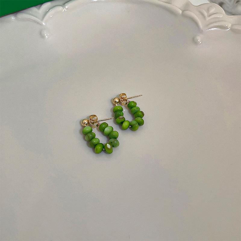 Minimalist Inlaid Zircon Hoop Earrrings for Women Gold Color Metal Circle Earrings Exaggerated Girls Party Jewelry Gifts