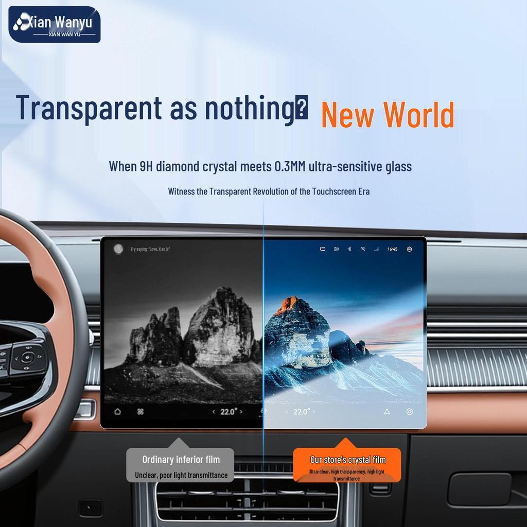 Tempered Glass Screen Protector for Chery Tiggo 8 5th Gen Central Navigation (26 Models)
