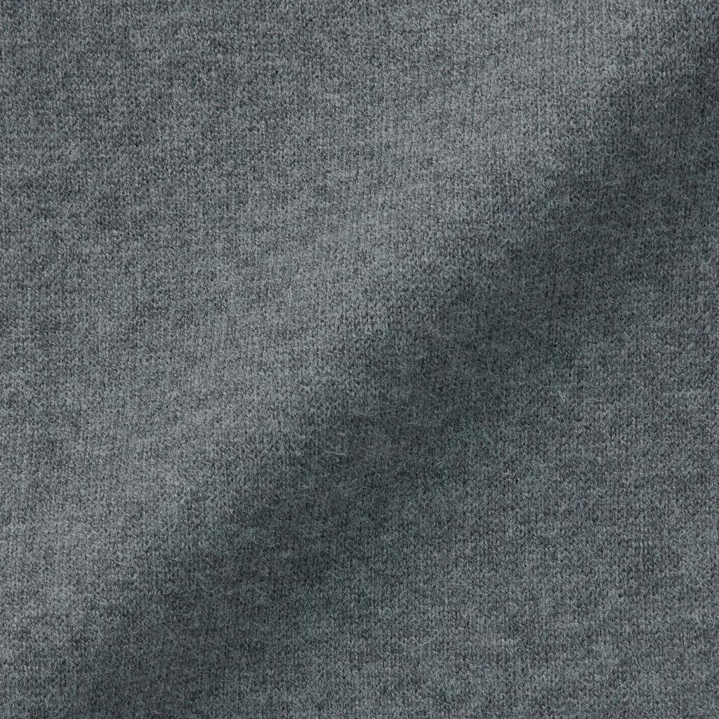 MUJI Women's Milan Rib Knit Blouson, BA1P0A4A, Dark Gray, Size S