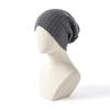 Women 100% Pure Cashmere Beanie Hat Rib Knit Slouchy Fit Winter Warm Soft Skullies Cap Cold Weather Accessory