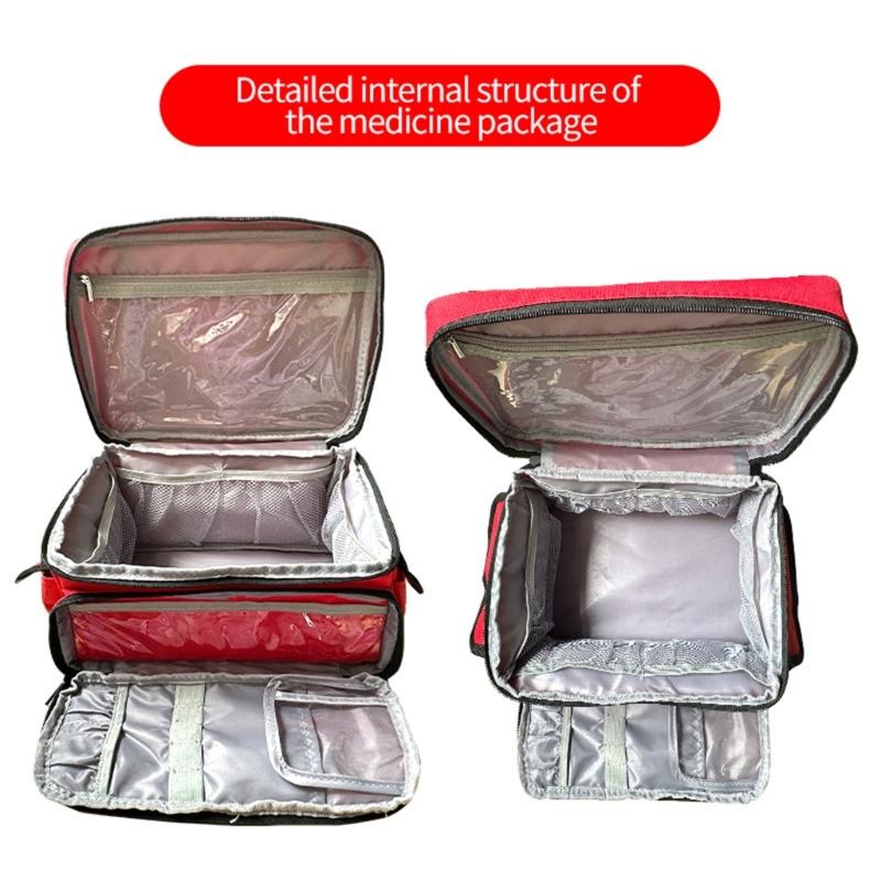 Essential Emergency Clinical Pouch Compact Convenient For Road Trips Camping Daily Carry Water Resistant
