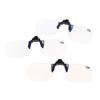 Ultra-Light Clip Presbyopic Glasses Rimless Flip Up Down Reading Glasses With Clip Optical Lenses Magnifying Glasses For Reading