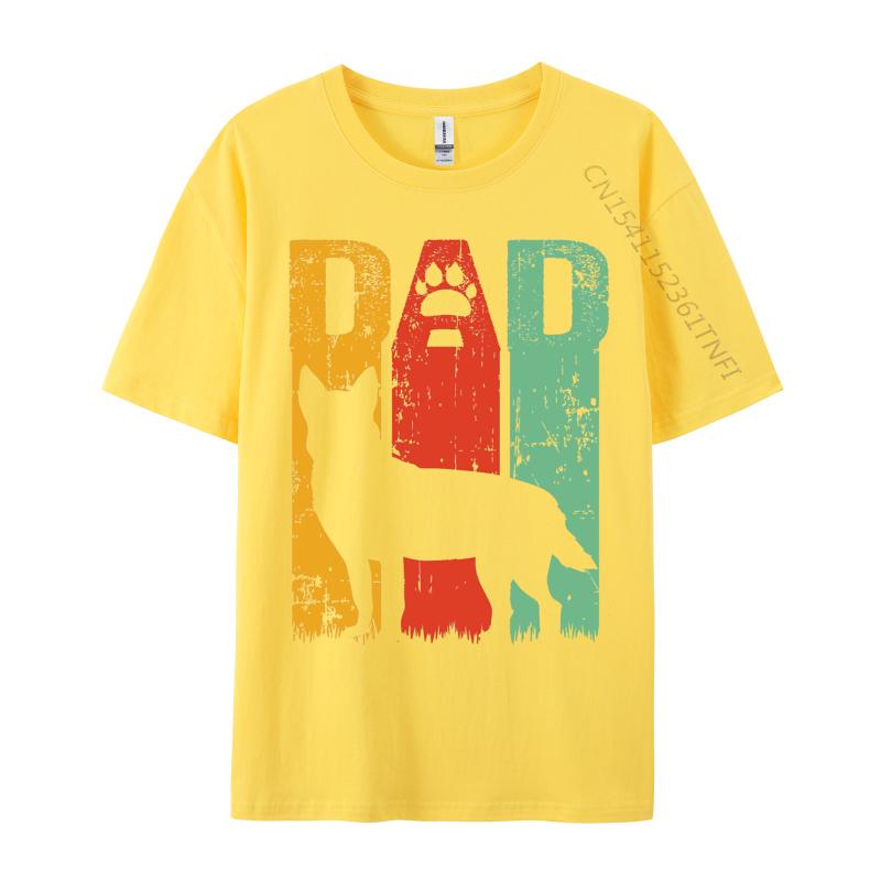 Paw Australian Cattle Dog Tshirt Cotton Soft Graphic Print Tees Classic Simple Style Men Tops T Shirt