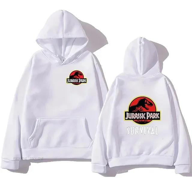 Men's Jurassic Park Printed Hoodies Pullover Casual Men Women Unisex Funny Tops Jurassic World Hoody Sweatshirts Cool Clothes