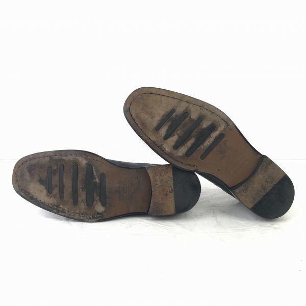 Johnston & Murphy Leather Tassel Moccasin Slip-On [8.5M/26.0/Black] Dress Shoes(USED)