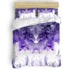 Purple Flower Lavender Romance Duvet Cover With Pillow Case Custom 3pcs Bedding Set Quilt Cover Double Bed Home Textile